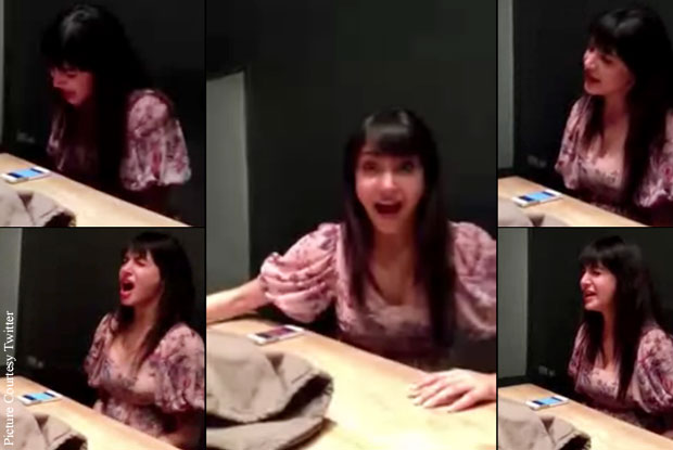 In a new "throwback" video, Anushka Sharma can be seen belting out British singer Adele's "Rolling in the deep" hit. In a new "throwback" video, Anushka Sharma can be seen belting out British singer Adele's "Rolling in the deep" hit.