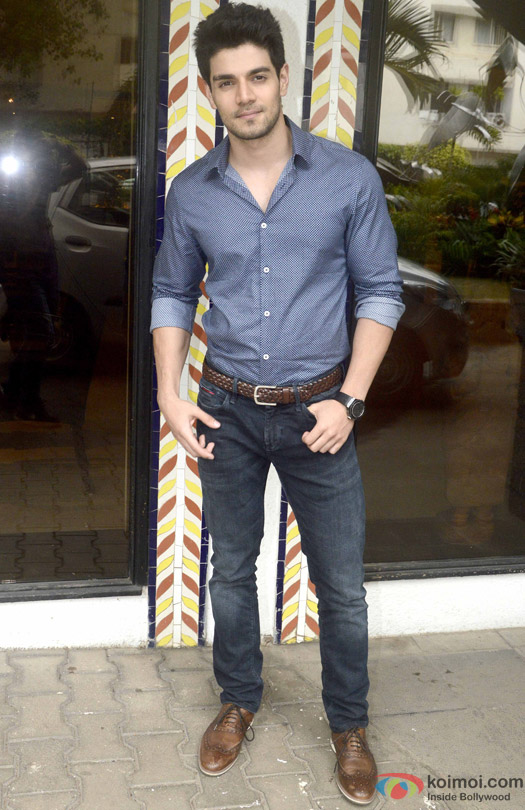Sooraj Pancholi during the promotion of movie 'Hero'