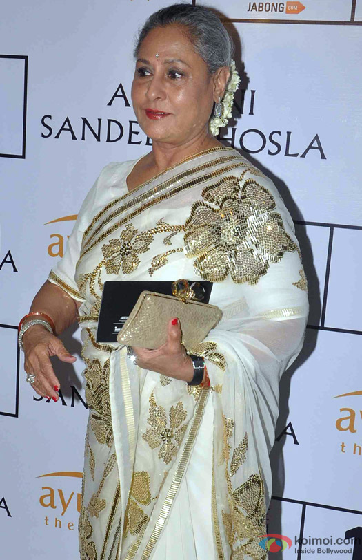 Jaya Bachchan At Abu Jani Sandeep Khosla's Lakme Fashion Week Winter/ Festive 2015 Event