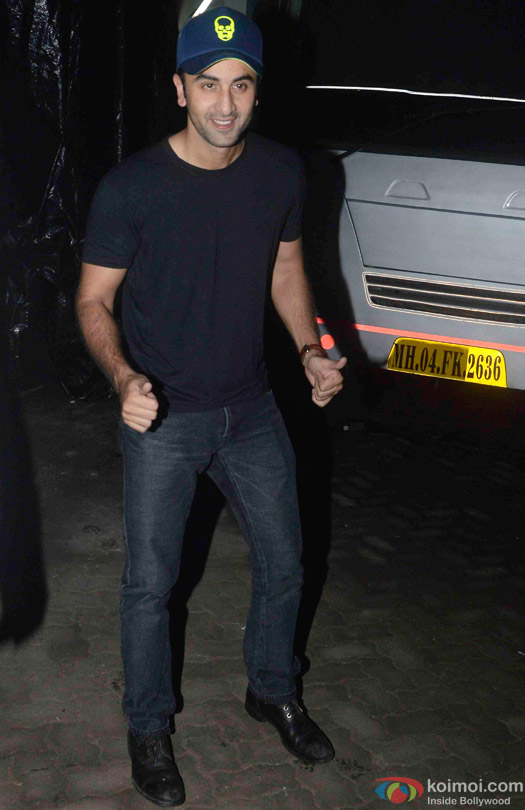Ranbir Kapoor Snapped At Mehboob Studio Ranbir Kapoor Snapped At Mehboob Studio