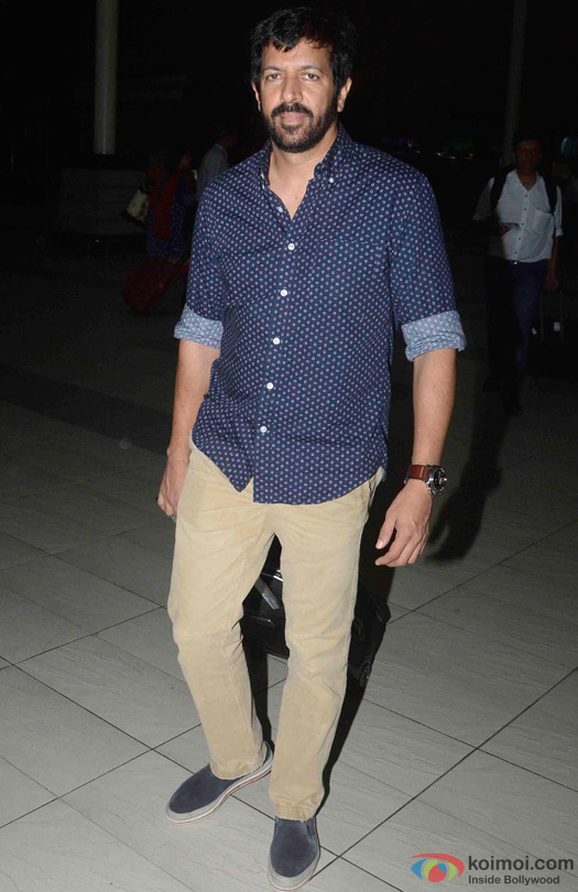 Kabir Khan Spotted At Domestic Airport Kabir Khan Spotted At Domestic Airport