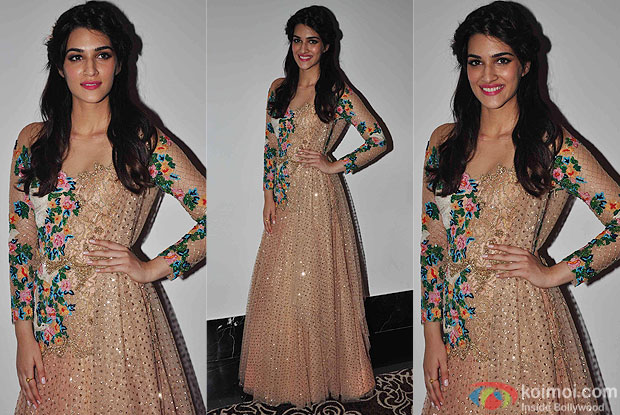Kriti Sanon walks the ramp during the Lakme Fashion Week Winter Festive 2015
