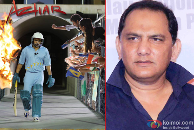 Emraan Hashmi in a still from movie 'Azhar' and Mohammad Aharuddin