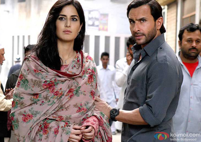 Katrina Kaif and Saif Ali Khan in a still from movie 'Phantom'