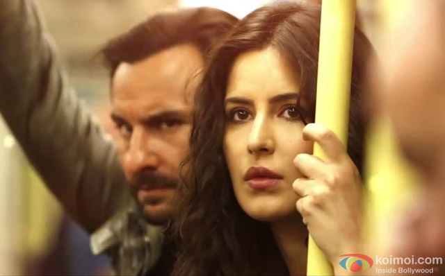 Saif Ali Khan and Katrina Kaif in a still from movie 'Phantom' Saif Ali Khan and Katrina Kaif in a still from movie 'Phantom'