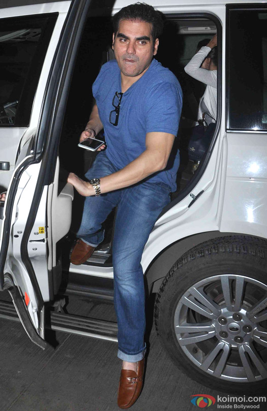 Arbaaz Khan at the special screening of movie 'Bangistan'