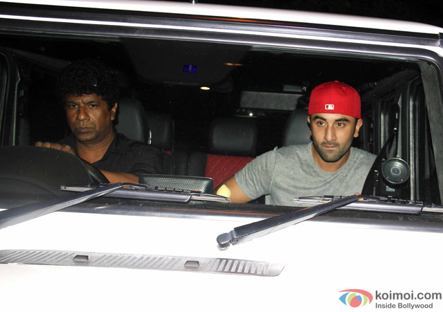 Ranbir Kapoor snapped at Hakim’s Aalim Salon and Tattoo Lounge