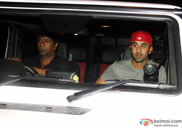 Ranbir Kapoor snapped at Hakim’s Aalim Salon and Tattoo Lounge