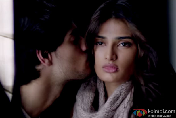 Sooraj Pancholi and Athiya Shetty in a still from movie 'Hero'