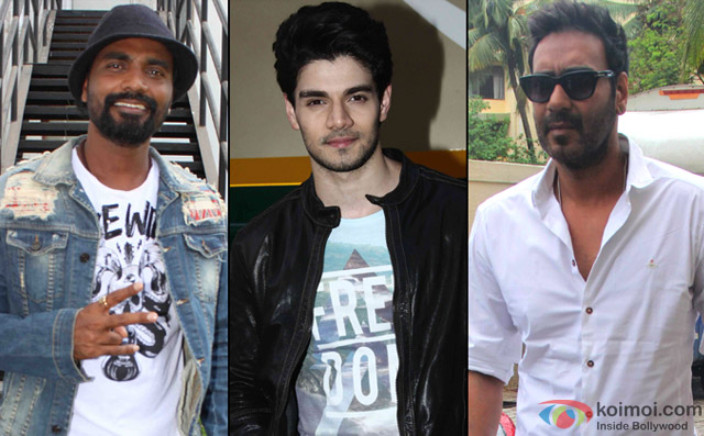 Remo D'souza, Sooraj Pancholi and Ajay Devgn