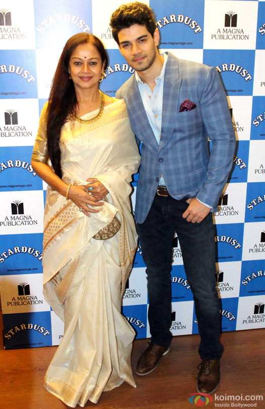 Zarina Wahab and Sooraj Pancholi during the launch of Stardust Magazine's latest cover
