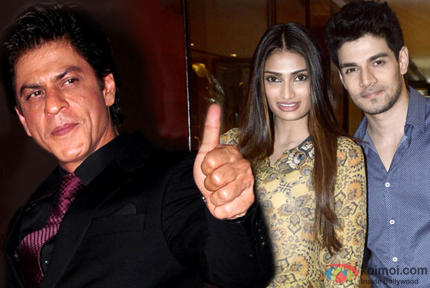 Shah Rukh Khan gives best wishes to Athiya Shetty and Sooraj Pancholi for 'Hero'
