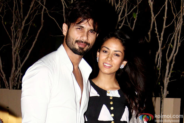 Shahid Kapoor and Mira Rajput