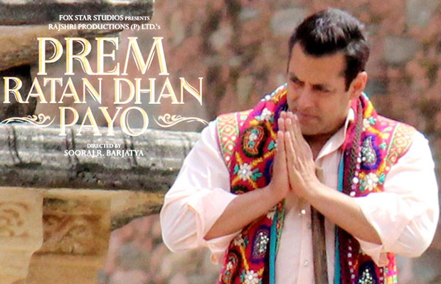 Salman Khan on the sets of movie 'Prem Ratan Dhan Payo' Salman Khan on the sets of movie 'Prem Ratan Dhan Payo'