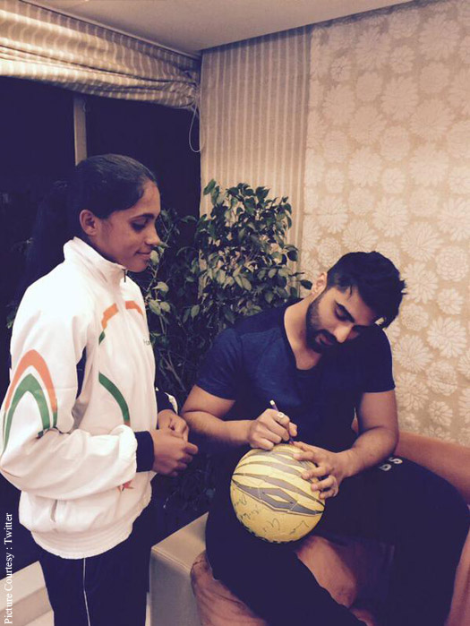 Arjun Kapoor supports Slum Soccer Team