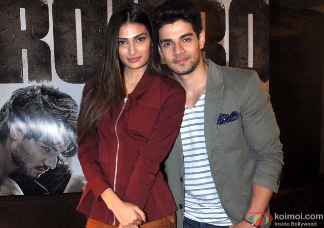Athiya Shetty and Sooraj Pancholi at an event