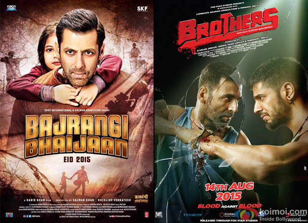 Bajrangi Bhaijaan and Brothers Movie Poster