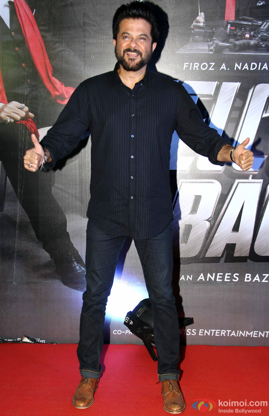 Anil Kapoor during the premiere of movie 'Welcome Back'