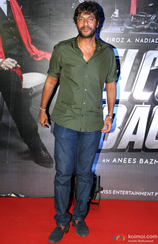 Chunky Pandey during the premiere of movie 'Welcome Back'