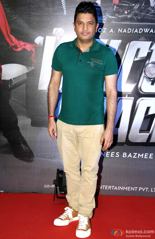 Bhushan Kumar during the premiere of movie 'Welcome Back'
