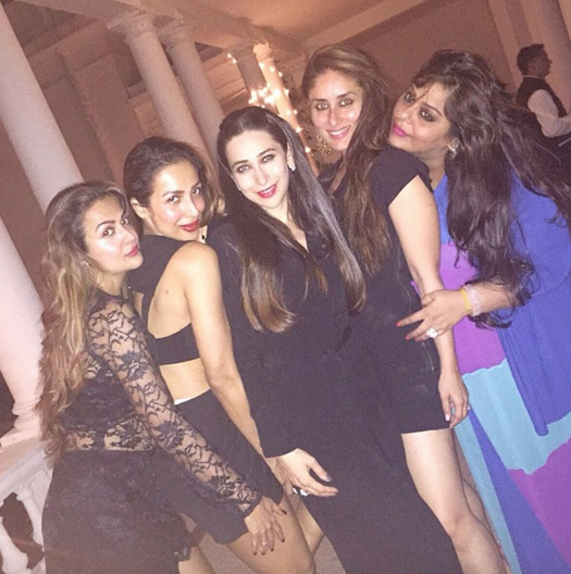 Kareena Kapoor Khan celebrating 35th Birthday with sister Karisma Kapoor & few close friends including Amrita Arora & Malaika Arora Khan