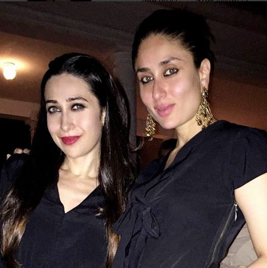 Kareena Kapoor Khan celebrating 35th Birthday with Karisma Kapoor