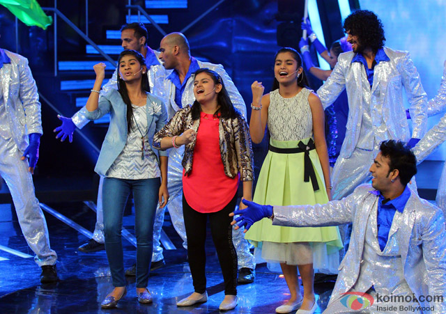 Contestants during the Indian Idol Junior Grand Finale