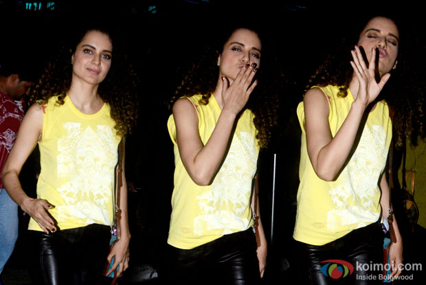 Kangana Ranaut Clicked At Airport