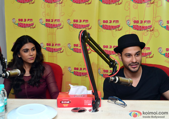 Zoa Morani and Kunal Kemmu during the promotion of movie 'Bhaag Johnny' at Radio Mirchi 98.3 FM