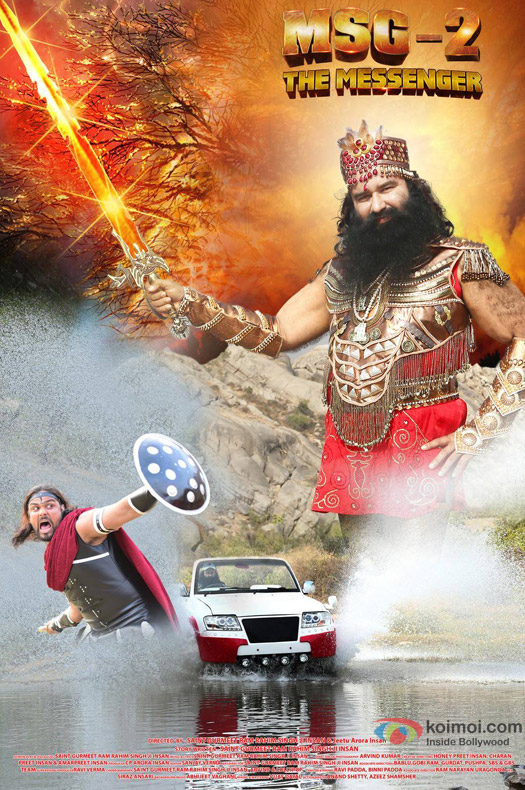 Saint Gurmeet Ram Rahim Singh Ji Insan starrer 'MSG-2 The Messenger' Movie Poster 4