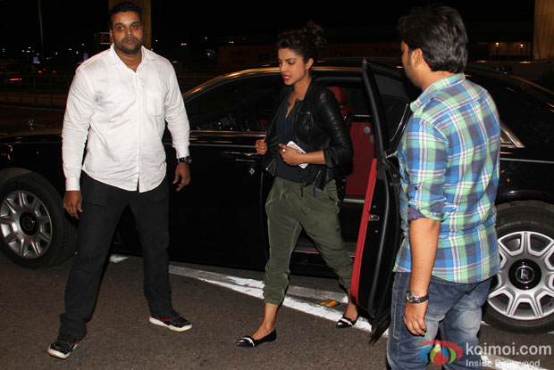 Priyanka Chopra spotted at international airport