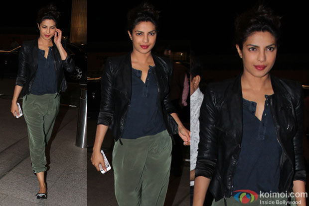 Priyanka Chopra spotted at international airport