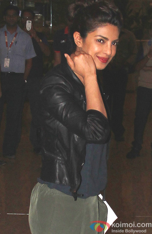 Priyanka Chopra spotted at international airport