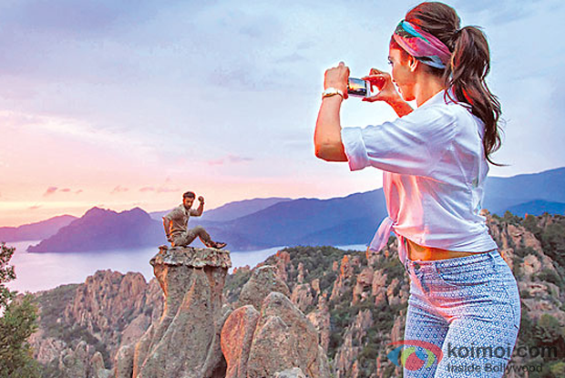Ranbir Kapoor and Deepika Padukone in still from Tamasha