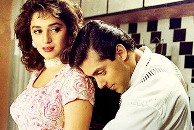 Madhuri Dixit and Salman Khan in a still from movie 'Hum Aapke Hain Koun'