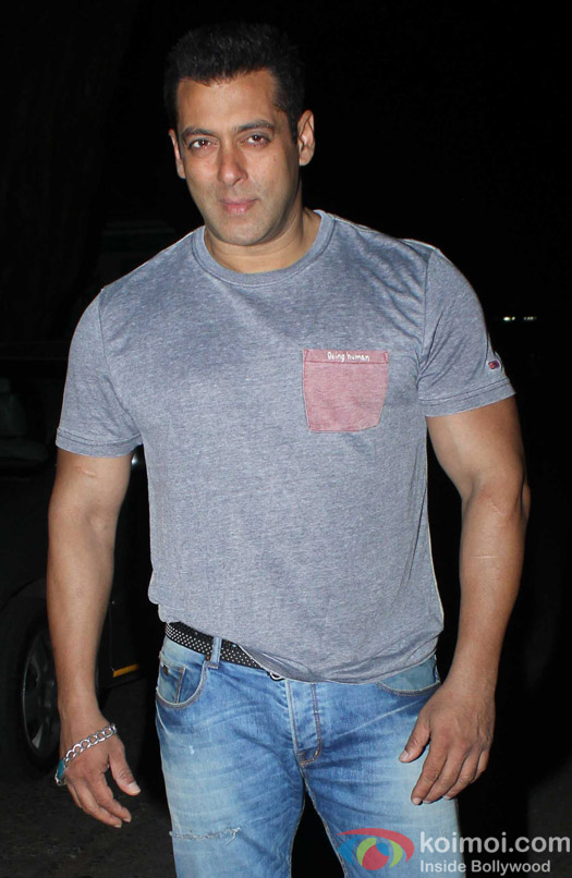 Salman Khan spotted at mehaboob studio