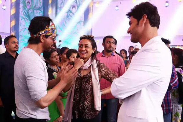 Shah Rukh Khan, Mahesh Babu And Namrata Shirodkar at the Ramoji Film City