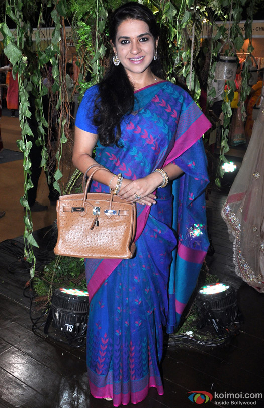 Shaina NC during the Inauguration of IMC Ladies Wing Exhibition
