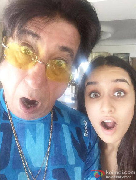 Shakti Kapoor and Shraddha Kapoor 