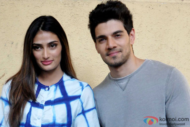 Athiya Shetty and Sooraj Pancholi at an event