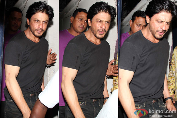 Shah Rukh Khan spotted at olive bar in bandra