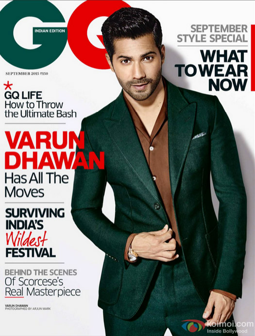 Varun Dhawan On The Cover Of GQ Magazine