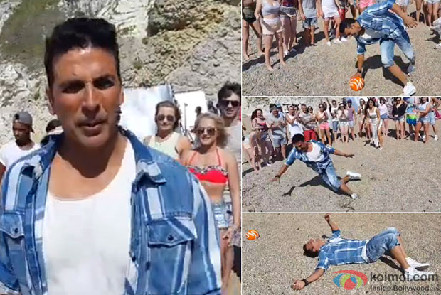Watch : Akshay Kumar Play 'Dizzy Goals' On The Sets Of Housefull 3
