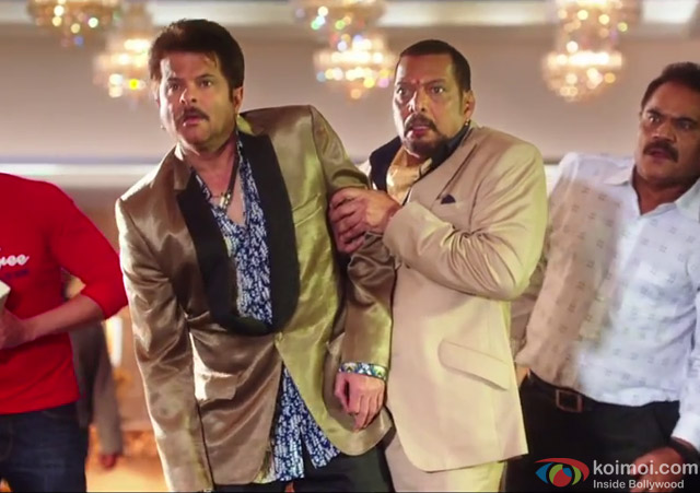 Anil Kapoor and Nana Patekar in a still from movie 'Welcome Back'