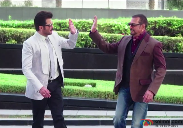 Anil Kapoor and Nana Patekar in a still from movie 'Welcome Back'