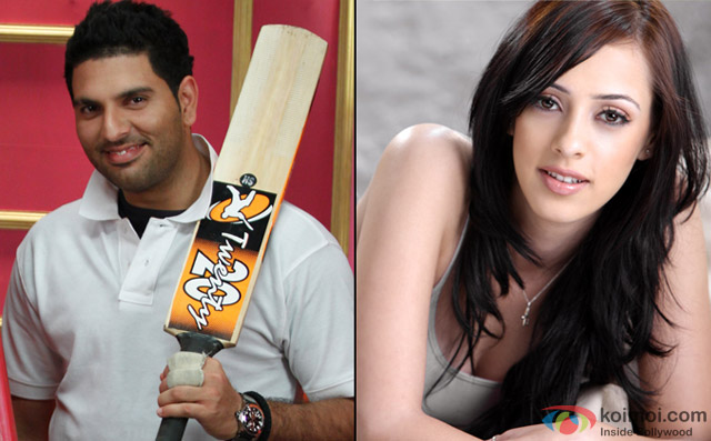 Yuvraj Singh and Hazel Keech
