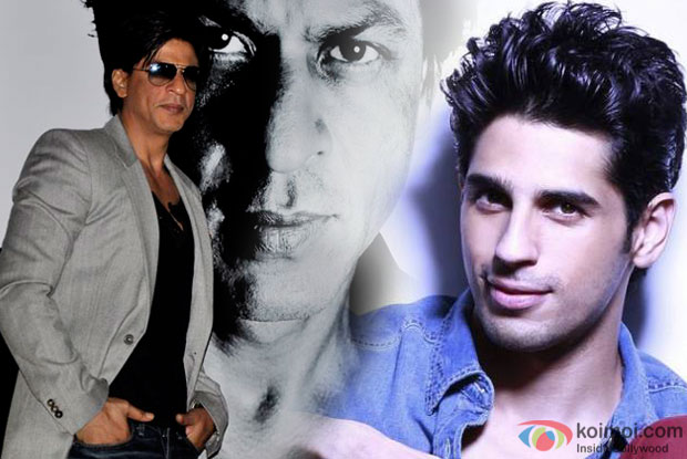 Shah Rukh Khan and Sidharth Malhotra