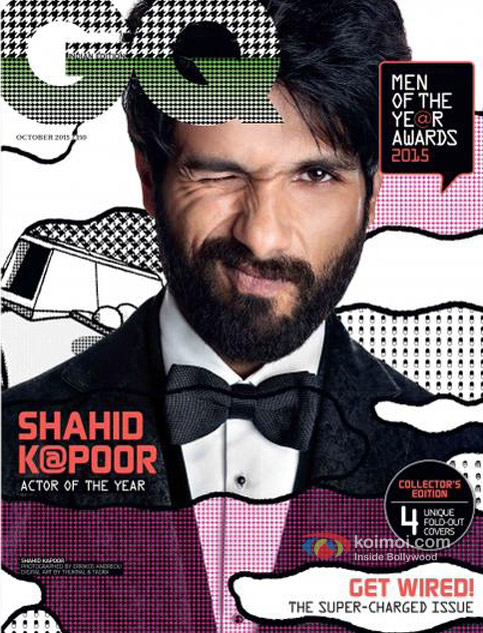 Shahid Kapoor On The GQ Magazine Cover