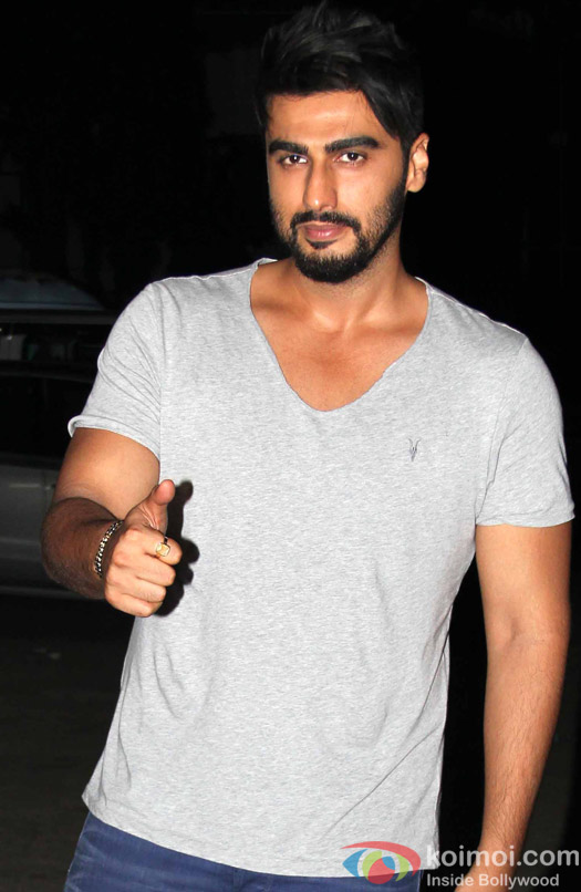 Arjun Kapoor spotted at mehboob studio