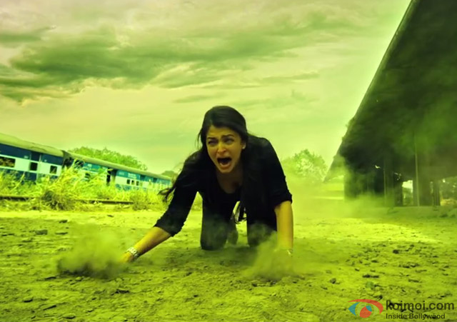 Aishwarya Rai in a still from movie 'Jazbaa'